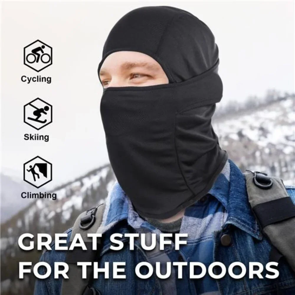3 Pieces Balaclava Face Mask of Men - Ski Mask, Breathable Elastic Fit